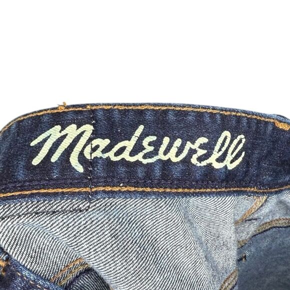 |EUC| MADEWELL Dark Wash Rail Straight Denim Jeans - Picture 6 of 8